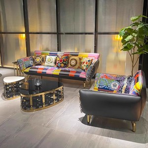 Noir et or arabe majlis canapé meubles de salon style dubai canapé <span class=keywords><strong>louis</strong></span> 14 trois places meilleure qualité canapé ensemble pour la maison - Product Image 3