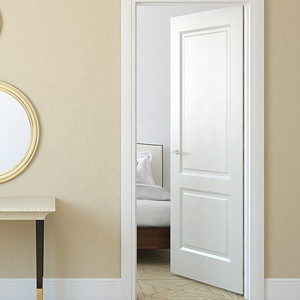 Skyland <span class=keywords><strong>Vente</strong></span> à chaud Personnalisation de chambre intérieure Panneau de porte de chambre en MDF moderne Portes en bois pour hôtel - Product Image 3