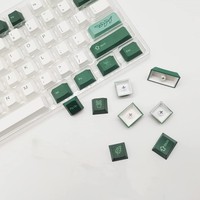 Ensemble de touches de jeu personnalisées de haute qualité, 144 touches Cherry Mx, 60 pour cent, sous-colorant pour Gateron Kailh Switch botanique