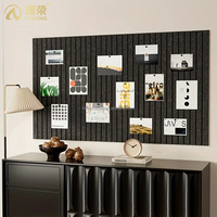 Options de couleurs multiples Revêtement mural flexible Panneaux d'affichage en feutre pour l'intérieur des maisons Matériaux recyclables Panneau absorbant le son en feutre