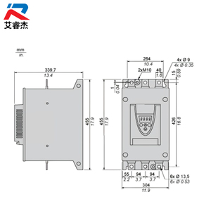 ซอฟต์สตาร์ทเตอร์ ATS22C59Q ของแท้ใหม่เอี่ยม สำหรับมอเตอร์แบบอะซิงโครนัส Altistart 22 230-440V 160-355kW 3 เฟส - Product Image 2