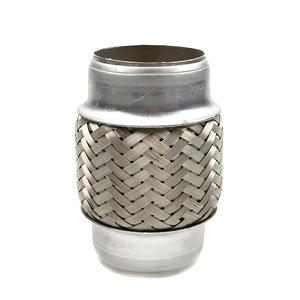 Ống xả mềm bằng thép không gỉ chất lượng cao 2x6x10 inch, dùng được cho nhiều loại xe, kèm ống nối dài - Product Image 3