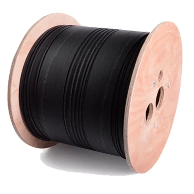 Datolink DTL G675A 1 2 4 6 8 Core LSZH FTTH Drop Cable Indoor Outdoor Fiber Optic with Messenger Wire