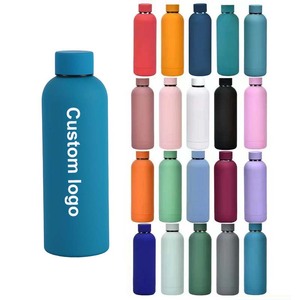Deportes boca estrecha doble pared SS al aire libre aislado botellas de agua de acero inoxidable beber frascos de vacío para fitness - Product Image 1