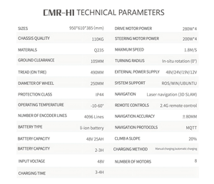 <span class=keywords><strong>Manipulador</strong></span> Móvil Omnidireccional, Chasis HT-01 + Brazo FR3C + Visión RGB-D para Almacén y Hospital, Chasis AGV Personalizable - Product Image 3