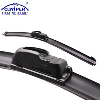 Escobillas Limpiaparabrisas de Goma Suave de Calidad para Automóvil, Autopartes y Accesorios Universales con Alerón para Parabrisas