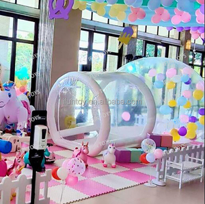 Carpa de <span class=keywords><strong>Burbujas</strong></span> de Cristal Interactiva para Decoración de Fiestas, Casa de Globos Inflables, Carpa para Eventos al Aire Libre para Niños y Adultos - Product Image 6