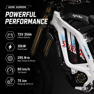 Moto tout-terrain électrique Surron Light X 72V à couple élevé 295 Nm pour adultes (UE/US) - Product Image 2