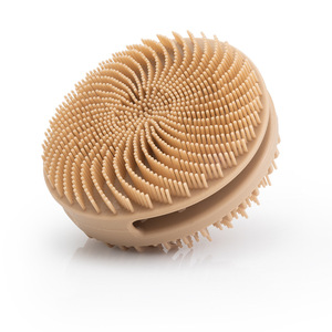 Double Sided Cyclone Design Silicone Shower Brush Soft Body Scrubber Exfoliating Massage <b>Bath</b> Brush for Deep Skin Cleansing - Product Image 3