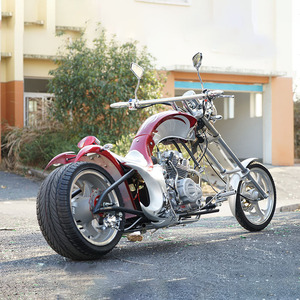 Chopper Oversize con Pneumatico Posteriore Largo 205/40-14 e Manubrio da 90cm per Piloti Audaci - Product Image 3