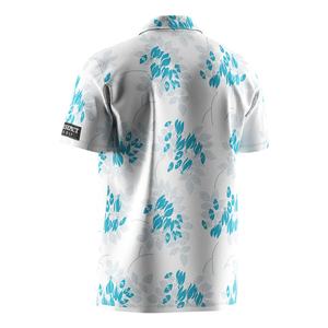 Chemises de golf pour hommes à manches courtes, à fleurs, performantes et respirantes - Product Image 4