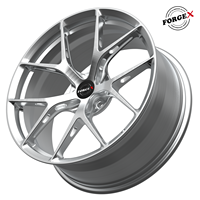 Rines Deportivos Forjados Réplica FI-R de Lujo Personalizables Plata Platino 5x114.3 5x120 de 17 18 19 20 Pulgadas para Automóviles de Pasajeros