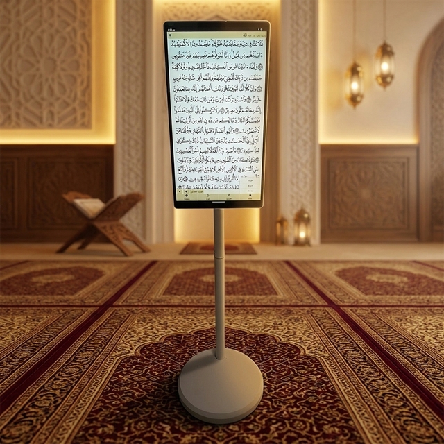 Popular Quran Learning Tablet 21.5inch Display Android 14 Touch Screen Bluetooth for Family Listening Reciting Quran Daily Pray