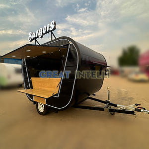 Camion de restauration mobile vintage rétro avec bar de vente pour la vente de snacks et de hot-dogs à Dubaï - Product Image 5