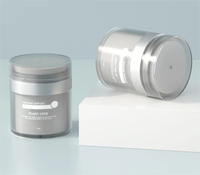Gran oferta botella de crema al vacío botella de crema facial acrílica prensa botella de crema al vacío