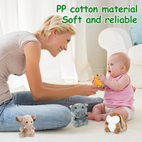 Série de jouets en peluche personnalisés Soft Mini Cuddle Pets, animaux de la ferme, du zoo et de la jungle, assortiment d'animaux en peluche, pour les enfants de 5 à 7 ans