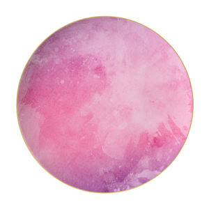 Juego de vajilla de porcelana de hueso al por mayor de fábrica, juego de cena de porcelana de color rosa, platos de postre - Product Image 4