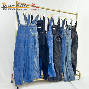 KungFu KingAAA Vendita all'Ingrosso di Abbigliamento Usato, Tute in Denim da Donna Vintage Mix per Boutique e Venditori <span class=keywords><strong>Online</strong></span> - Product Image 1