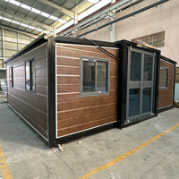 Maison préfabriquée élégante de 30 pieds avec 3 chambres, maison modulaire blanche, couleur personnalisée, maison conteneur extensible