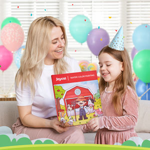 Joycat ชุดภาพวาดสีน้ำลายการ์ตูน7สีหนังสือวาดภาพศิลปะแบบทำมือสำหรับนักเรียนเด็กโมเดลการค้าข้ามพรมแดนของเล่นระบายสี - Product Image 3