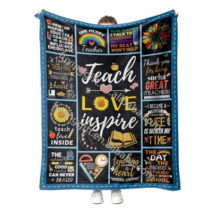 Manta de Regalo para <span class=keywords><strong>el</strong></span> Día <span class=keywords><strong>del</strong></span> Maestro, Graduación, Jubilación, 50x60 pulgadas, 130*150 cm - Product Image 4