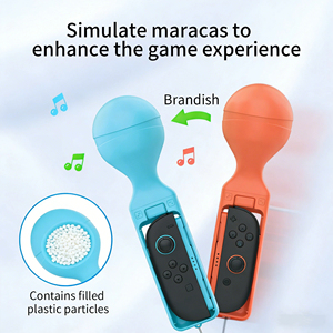 Empuñadura de Juego con Forma de Maracas para <span class=keywords><strong>Nintendo</strong></span> Switch2, Accesorios para <span class=keywords><strong>Nintendo</strong></span> <span class=keywords><strong>Switch</strong></span>/OLED, Sensorial Deportivo - Product Image 1