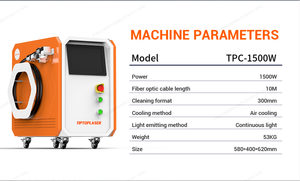 Máquina de Eliminación de Óxido, Fácil Operación, 1500W 2000W, Máquina de Limpieza Láser Portátil - Product Image 6
