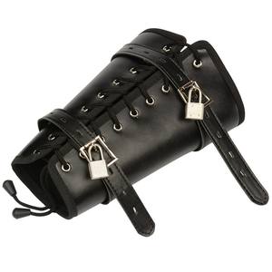 Boite personnalisée gratuite-menottes en cuir Pu menottes cheville jambe Bondage Bdsm sangle réglable retenue esclave <span class=keywords><strong>Femdom</strong></span> Sm jeux Sexs jouet - Product Image 5