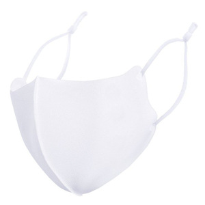 Masque facial en soie de glace 3D non poreux Pont de nez réglable Refroidissement léger Anti-UV Taille unique pour le camping - Product Image 5