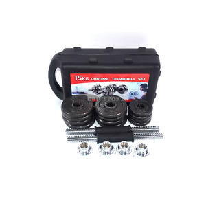 Thiết bị tập thể dục 20kg 30kg sơn đen miễn phí có thể điều chỉnh quả tạ Barbell đặt Trọng lượng nâng tập thể dục - Product Image 5