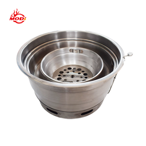 Brasero para <span class=keywords><strong>Barbacoa</strong></span> Modi de 14 Pulgadas, Parrilla de Carbón, Equipo para Restaurante, Interior, Corea, con Cenicero - Product Image 2