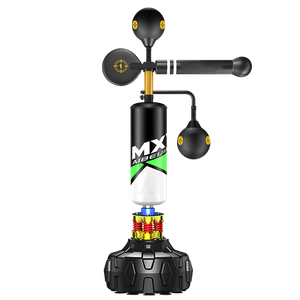 Pelota <span class=keywords><strong>de</strong></span> <span class=keywords><strong>Boxeo</strong></span> <span class=keywords><strong>de</strong></span> Primera Clase, Ajustable en Altura, Precio Económico, Barra Giratoria <span class=keywords><strong>de</strong></span> Reflejos para Adultos - Product Image 4