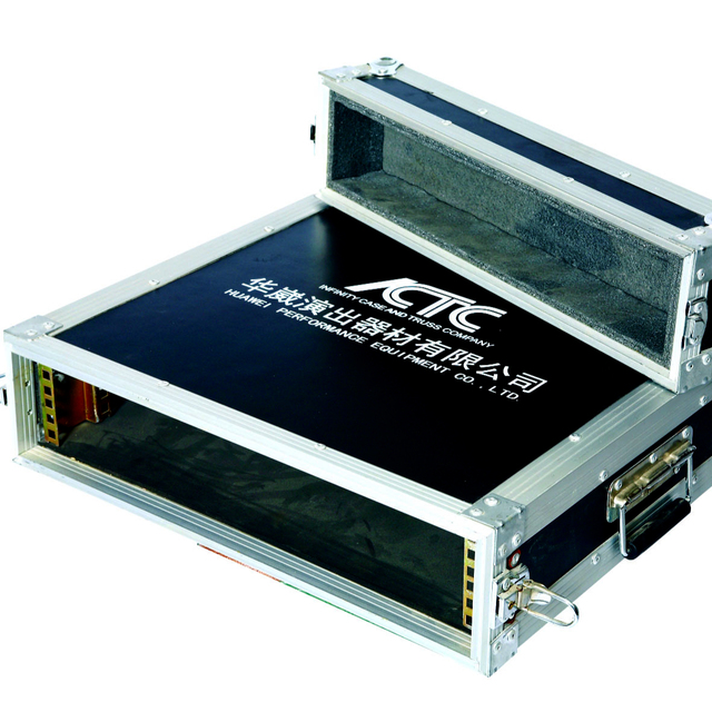 Small Single case of 2U Rack Case - Amplifier 19" Rack Flight Case Without Wheels Light Duty