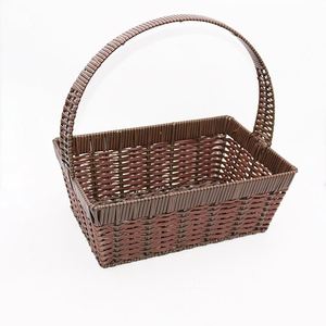 Cesta de Almacenamiento Multifuncional Tejida a Mano de Ratán PP Ecológica al por Mayor - Product Image 5