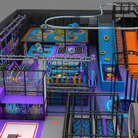 Casa de Juegos Interior Comercial Ledi - Construcción Duradera de PVC/PE/Metal, Tamaño Personalizable, Alta Capacidad para Parques de Diversiones