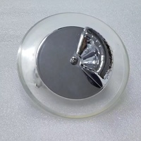 Disque de pêche chromé réglable pour la pêche en eau profonde, compatible avec les systèmes Paravan, Downrigger et Planer