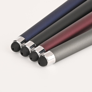 Bolígrafo de Gel de Lujo en Oferta Azul y Negro con Stylus y Logo Personalizado de Marca, Punta de 0.7mm, Tacto Suave de Goma, Regalo Promocional - Product Image 5