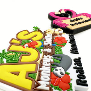 Imán de nevera de PVC moldeado en 3D de caucho suave de polivinilo cloruro, diseño gratuito, fabricante especializado premium, recuerdo magnético. - Product Image 3