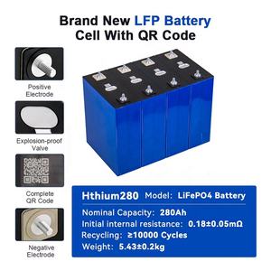 Baterai Lithium Ion prismatis 3.2V 280ah, baterai 10000 Cycle Life Hithium Lifepo4 untuk sistem penyimpanan energi - Product Image 2