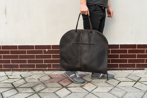 Sac de Voyage d'Affaires Personnalisé en Cuir avec Monogramme, <span class=keywords><strong>Grand</strong></span> Porte-Vêtements pour Hommes, Idéal pour le Rangement de Tenues Formelles en Voyage d'Affaires - Product Image 6