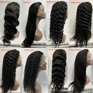 Pelucas de cabello humano con encaje <span class=keywords><strong>Frontal</strong></span> 360 para mujeres negras, cabello brasileño 360, barato sin procesar, venta al por mayor, 360 - Product Image 2