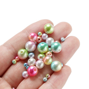 Juego de Perlas de Imitación, 28 Compartimentos, 4, 6, 8, 10 mm, Acrílico, Accesorios para Hacer Joyas, para Abalorios Infantiles - Product Image 4