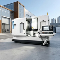 Centro de Mecanizado CNC Vertical de 5 Ejes Tipo Puente, Fresadora de Pórtico para Piezas de Aeronaves, Impulsor Blisk
