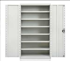 Workshop Garage Storage Equipment Cabinet Heavy Duty Garage 2 Swing Door Steel <b>Tool</b> Cabinet with Drawers and Adjustable Shelves - Product Image 6