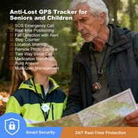 Reloj Localizador GPS V28C para Pacientes con Demencia, Dispositivo de Seguridad para Personas Mayores, Detección de Caídas de Emergencia SOS, Ubicación en Tiempo Real