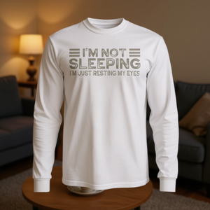 No estoy durmiendo, solo estoy cerrando los ojos, camiseta de manga larga - Product Image 3