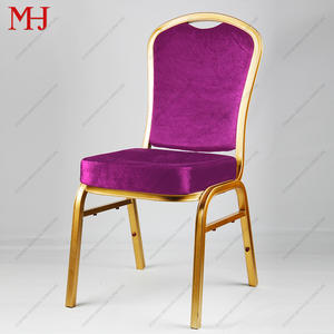 İtalya'nın En Çok Satan Alüminyum İstiflenebilir Kadife Sandalyesi, Düğünler ve Yemek Sandalyeleri İçin Uygundur - Product Image 2