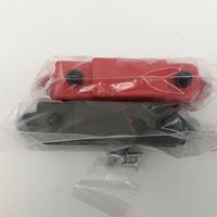 Bloc de bornes de distribution d'alimentation à deux pièces pour batteries 12V, 24V, 48V, avec fusibles, barres omnibus et goujons M8, avec couvercle