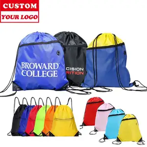 custom logo Polyester Bag Sublimation/Screen/Heat Transfer Printing beach bag with zipper