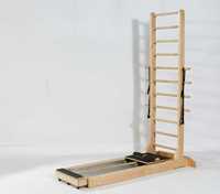 Equipo Comercial de Pilates Reformer para Flexibilidad, Estiramiento Muscular Corporal, Reformer de Madera de Arce, Escalera de Pilates y Barril para Gimnasio o Estudio